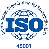 Selo de certificação ISO 45001